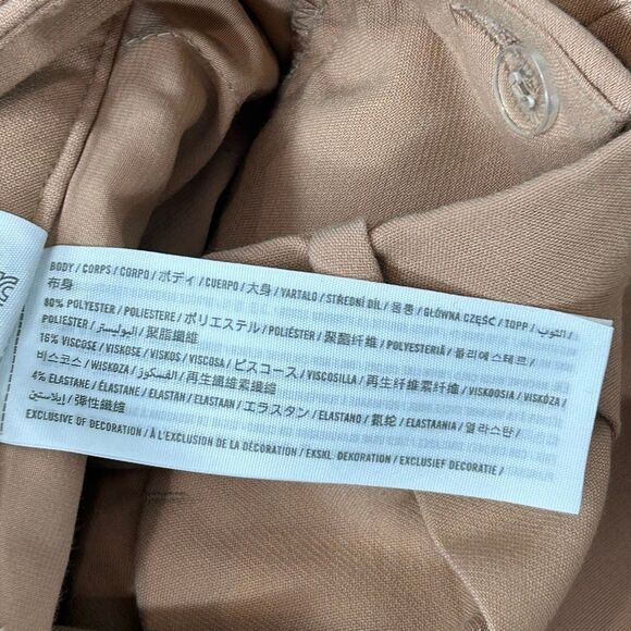 Abercrombie & Fitch Pants Trousers Womens 31 Brown Curve Love Tailored Wide Leg - Picture 13 of 16